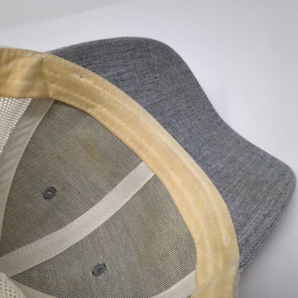 Colorado Snapback Mesh Back Trucker Hat Gray One Size Embroidered - Picture 7 of 8